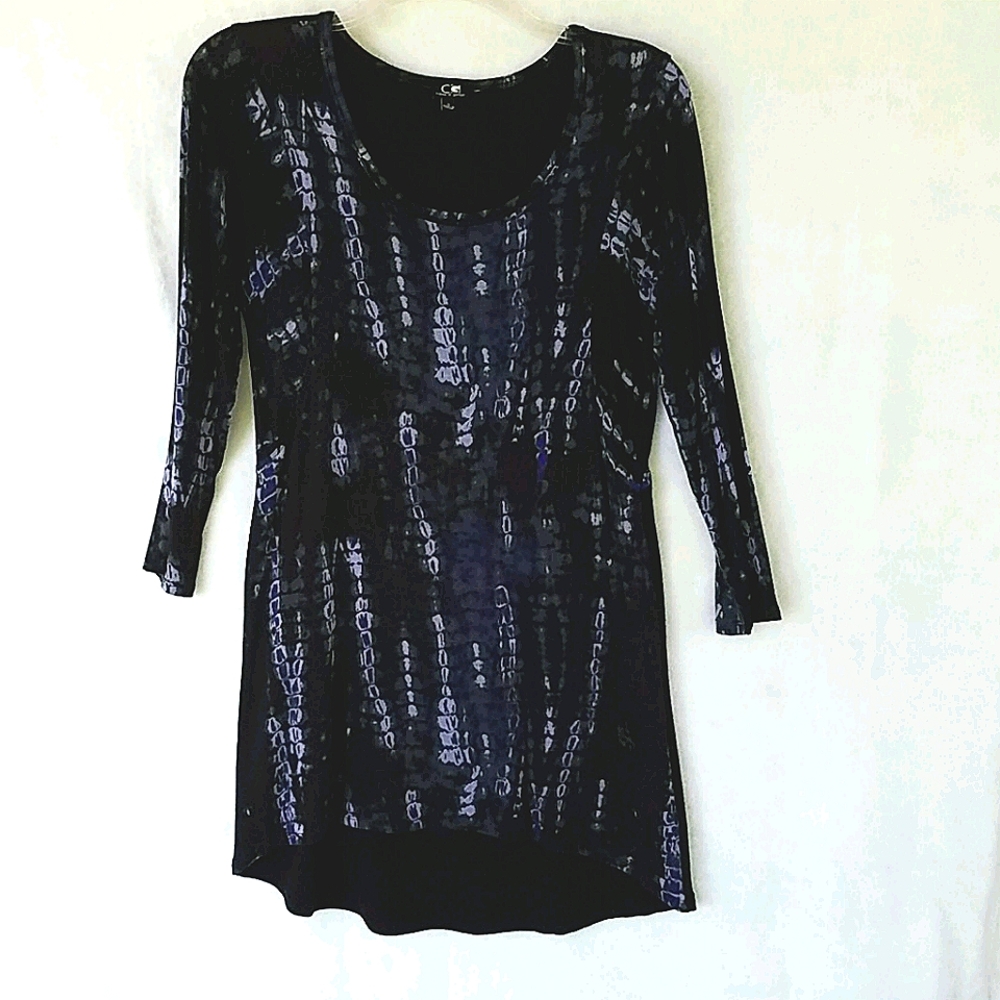 Cable & Gauge Women's Hi-Lo Tunic Top